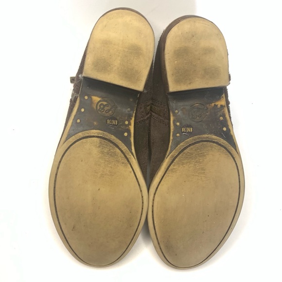 Vintage Lucky Brand Dark Brown Suede Basel Ankle Bootie - Picture 6 of 6